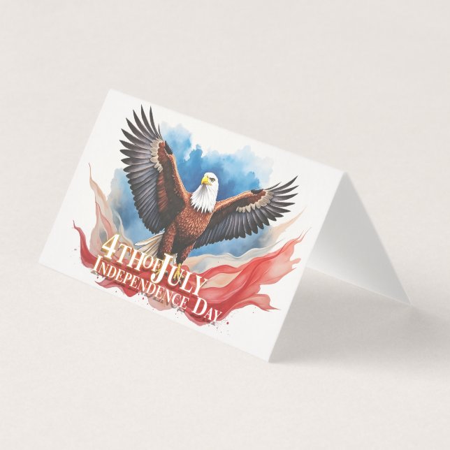 4th of July Eagle – Patriotic Art Design (Front)