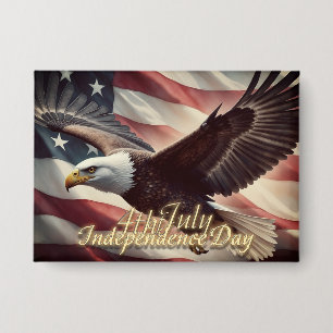 4th of July Eagle with American Flag