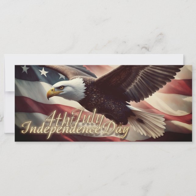 4th of July Eagle with American Flag (Front)
