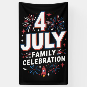 4th of July Family Celebration 2024 Family Group Banner