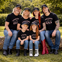 4th Of July Family Photos Born To Ride Red Custom