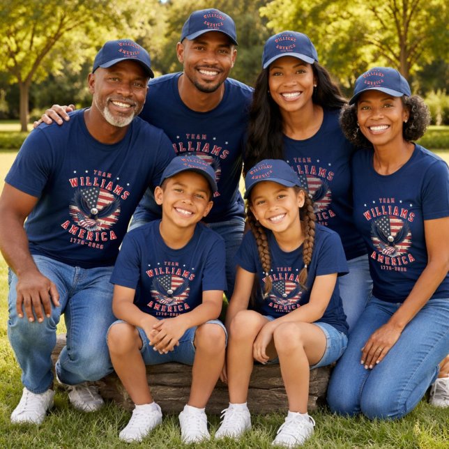 4th Of July Family Photos Matching Group Customize T-Shirt (Creator Uploaded)