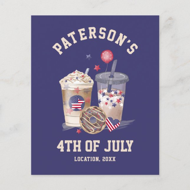 4th Of July Family Reunion Party Independance Day (Front)