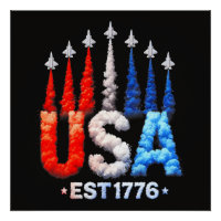4th Of July Fighter Jets Usa Patriotic