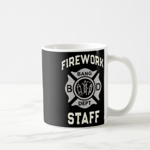 4th Of July Firework Staff Boom Squad Safety Direc Coffee Mug
