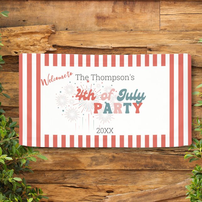 4th of July Fireworks Banner (Creator Uploaded)