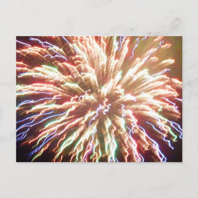 4TH OF JULY FIREWORKS BEAUTY postcard (Front)
