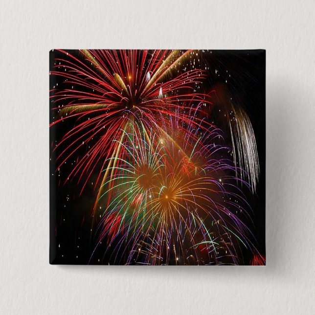 4th of July Fireworks Button (Front)