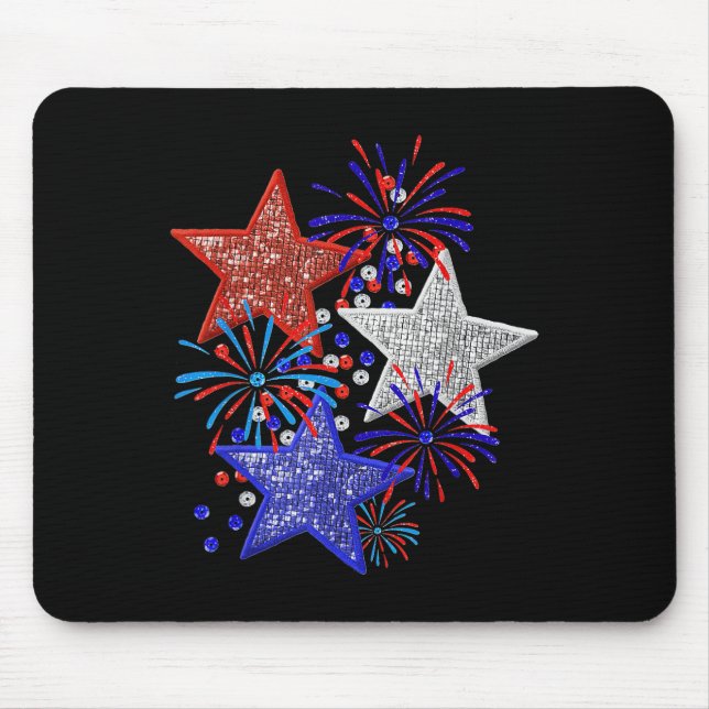 4th Of July Fireworks  Mouse Pad (Front)