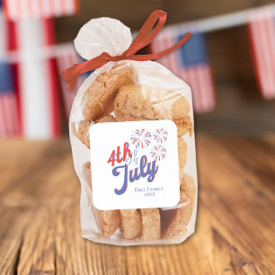 4th of July Fireworks Sticker