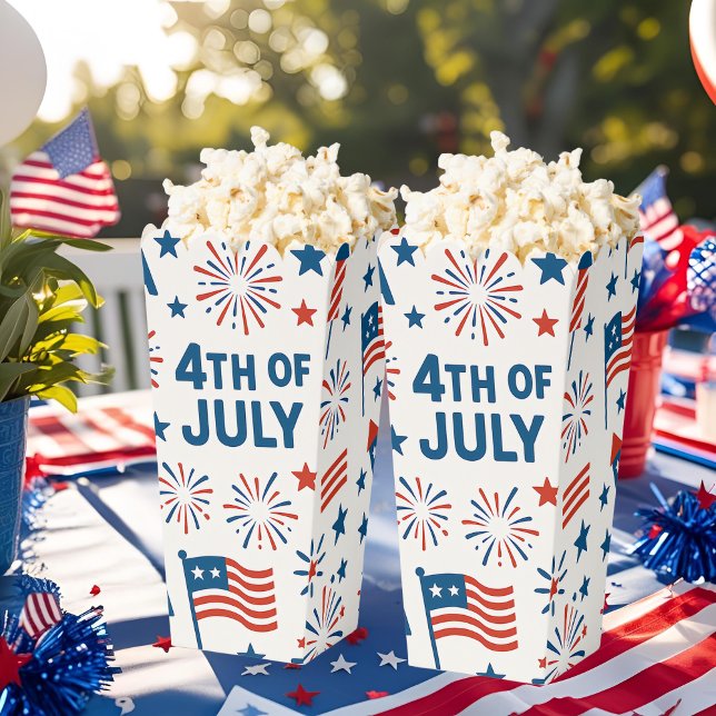 4th of July 🇺🇸 | Fireworks, USA Flag & Stars  Favour Box (Creator Uploaded)