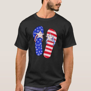 4th Of July Flip Flop Summer Vibe T-Shirt