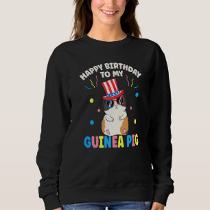 4th Of July For A Patriotic Guinea Pig Owner   Sweatshirt