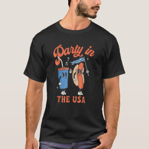 4th Of July For Hotdog Party In The Usa 1 T-Shirt