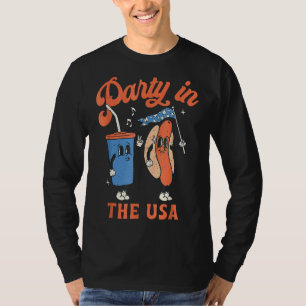 4th Of July For Hotdog Party In The Usa 1 T-Shirt