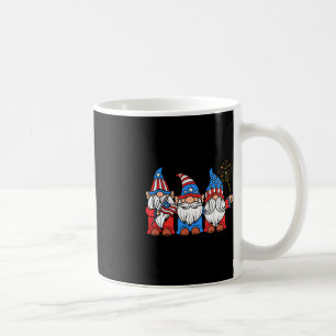 4th Of July Fun Patriotic Gnomes USA Pride America Coffee Mug