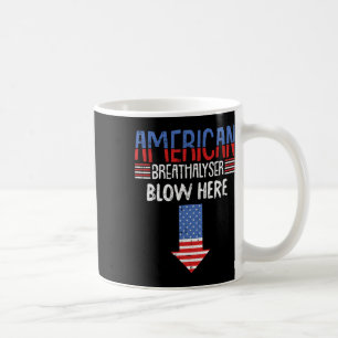 4th Of July Funny American Flag Patriotic  Coffee Mug