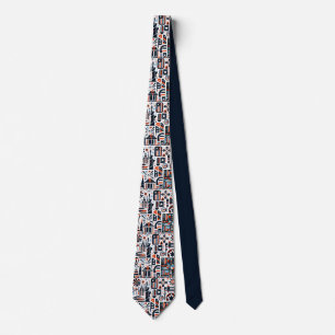 4th of July Generative Pattern Tie