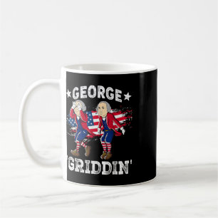 4th Of July George Washington Griddy George Griddi Coffee Mug