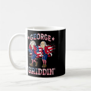 4th Of July George Washington Griddy George Griddi Coffee Mug