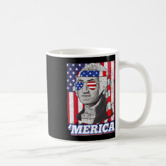 4th Of July George Washington Patriotic Merica Fla Coffee Mug