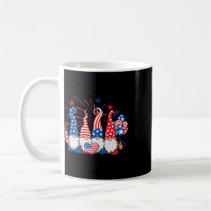 4th Of July Gnomes Patriotic American Flag Cute Gn Coffee Mug