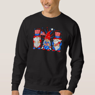 4th Of July Gnomes Patriotic American Flag Cute Th Sweatshirt