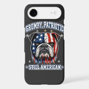 4th Of July Grumpy Patriotic Bulldog Cases