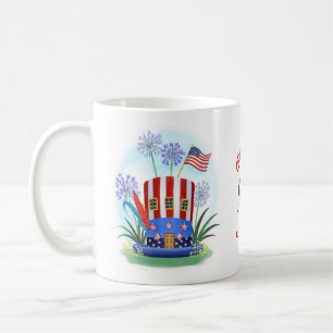 4th of July Hat Stars & Stripes USA Coffee Mug