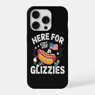 4th Of July Here For Glizzies Hotdog Patriot iPhone 15 Pro Case