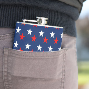 4th of July Hip Flask