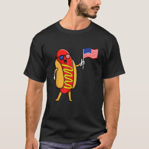 4th of July Hot Dog Hotdog 4th of July Boys Men Wo T-Shirt