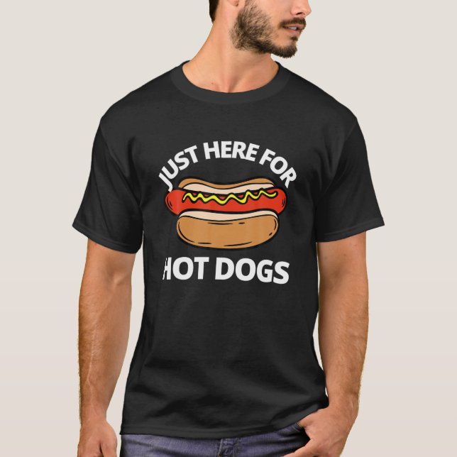 4Th Of July Hot Dogs Lover Party In The USA BBQ Me T-Shirt (Front)
