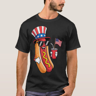 4th Of July Hotdog Party - Patriotic Usa Fun T-Shirt