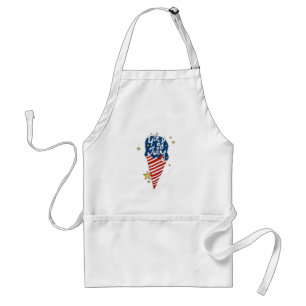 4th of July illustration 4th of July Independence  Standard Apron