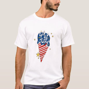 4th of July illustration 4th of July Independence T-Shirt