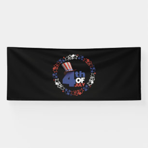 4th Of July Independance Day 4x10 Vinyl Banner