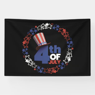 4th Of July Independance Day 4x6 Vinyl Banner