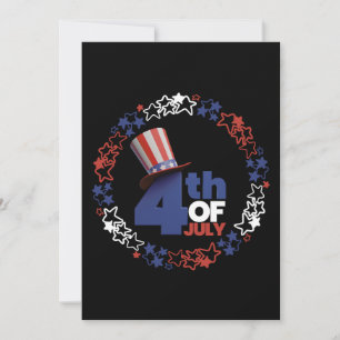 4th Of July Independance Day Invitation