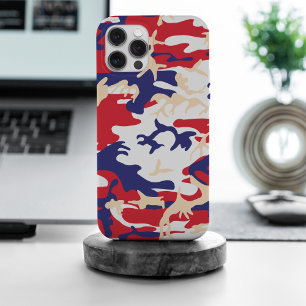 4th of July, Independence day, Camouflage Beige iPhone 15 Pro Max Case