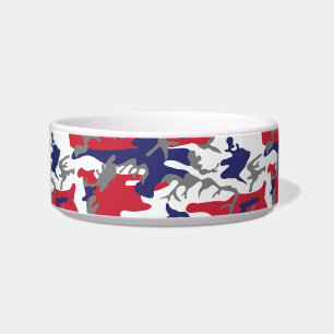 4th of July, Independence day, Camouflage Grey Bowl