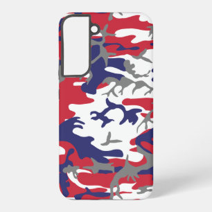 4th of July, Independence day, Camouflage Grey Samsung Galaxy Case