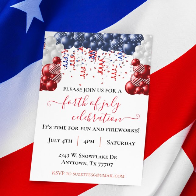 4th of July Independence Day Celebration I Invitation (Creator Uploaded)