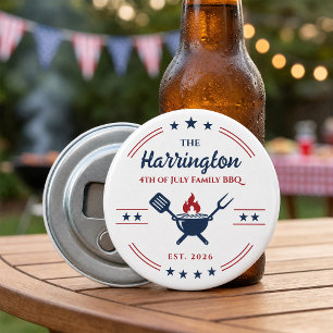 4th of July Independence Day Family BBQ Bottle Opener