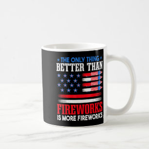 4th of July Independence Day Firework American Coffee Mug