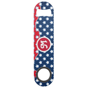 4th of July Independence day monogram