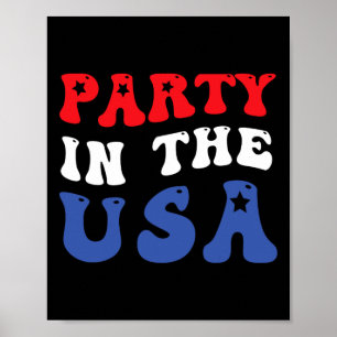 4th Of July Independence Day Party In The Usa Poster