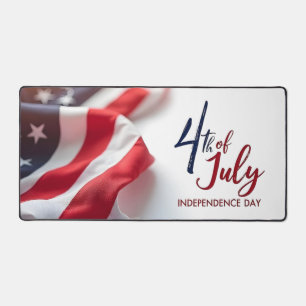4th of July Independence Day Patriotic Design Desk Mat