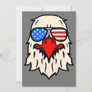 4th of July - Independence Day - Patriotic Eagle Holiday Card