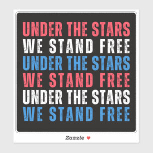 4th of July Independence Day Patriotic Sticker